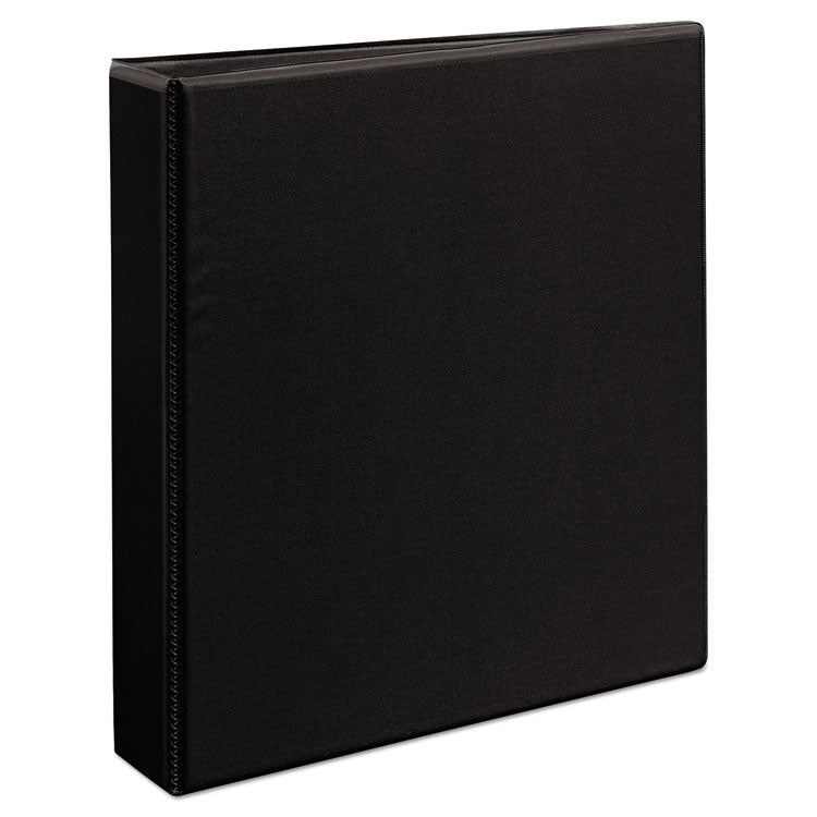 Avery - Durable View Binder with DuraHinge and EZD Rings, 3 Rings, 1.5" Capacity, 11 x 8.5, Black, (9400)