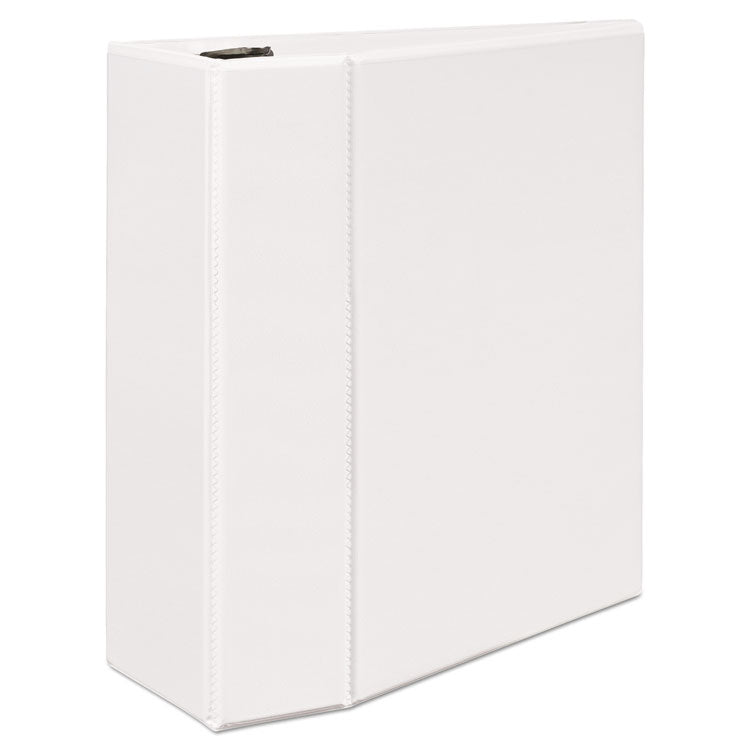 Avery - Durable View Binder with DuraHinge and EZD Rings, 3 Rings, 5" Capacity, 11 x 8.5, White, (9901)