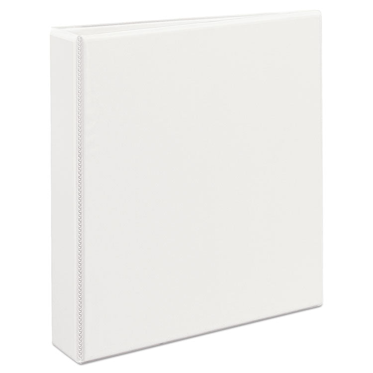 Avery - Durable View Binder with DuraHinge and EZD Rings, 3 Rings, 1.5" Capacity, 11 x 8.5, White, (9401)