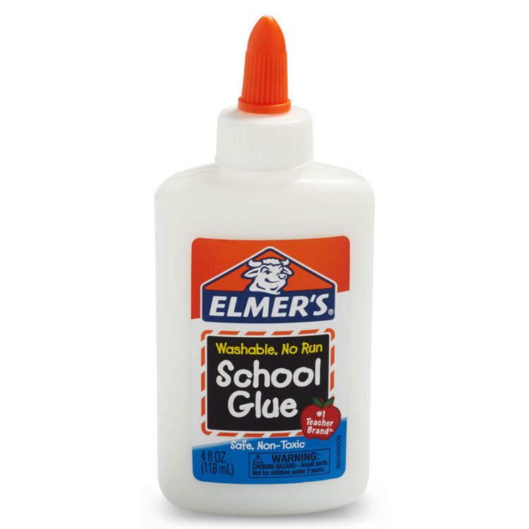 Elmer's - Washable School Glue, 4 oz, Dries Clear