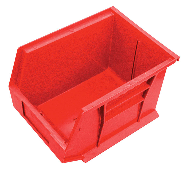 QUANTUM STORAGE - Quantum Storage 8-1/4 in. W X 6-3/4 in. H Tool Storage Bin Polypropylene 1 compartments Red [RQUS239RD-UPC]