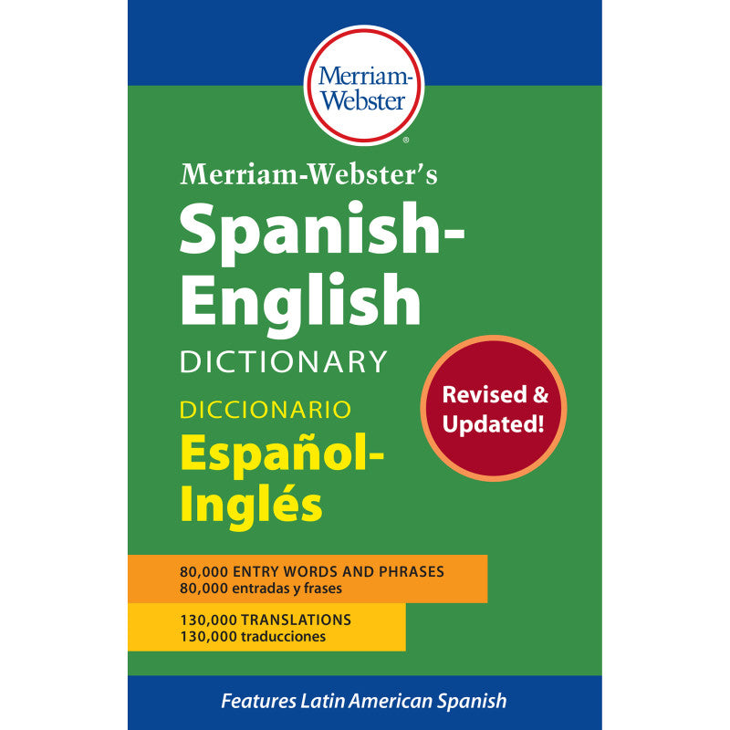 MERRIAM-WEBSTER - Merriam-Webster's Spanish-English Dictionary, Hardcover