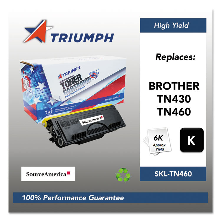 Triumph - 751000NSH0122 Remanufactured TN460 High-Yield Toner, 6,000 Page-Yield, Black