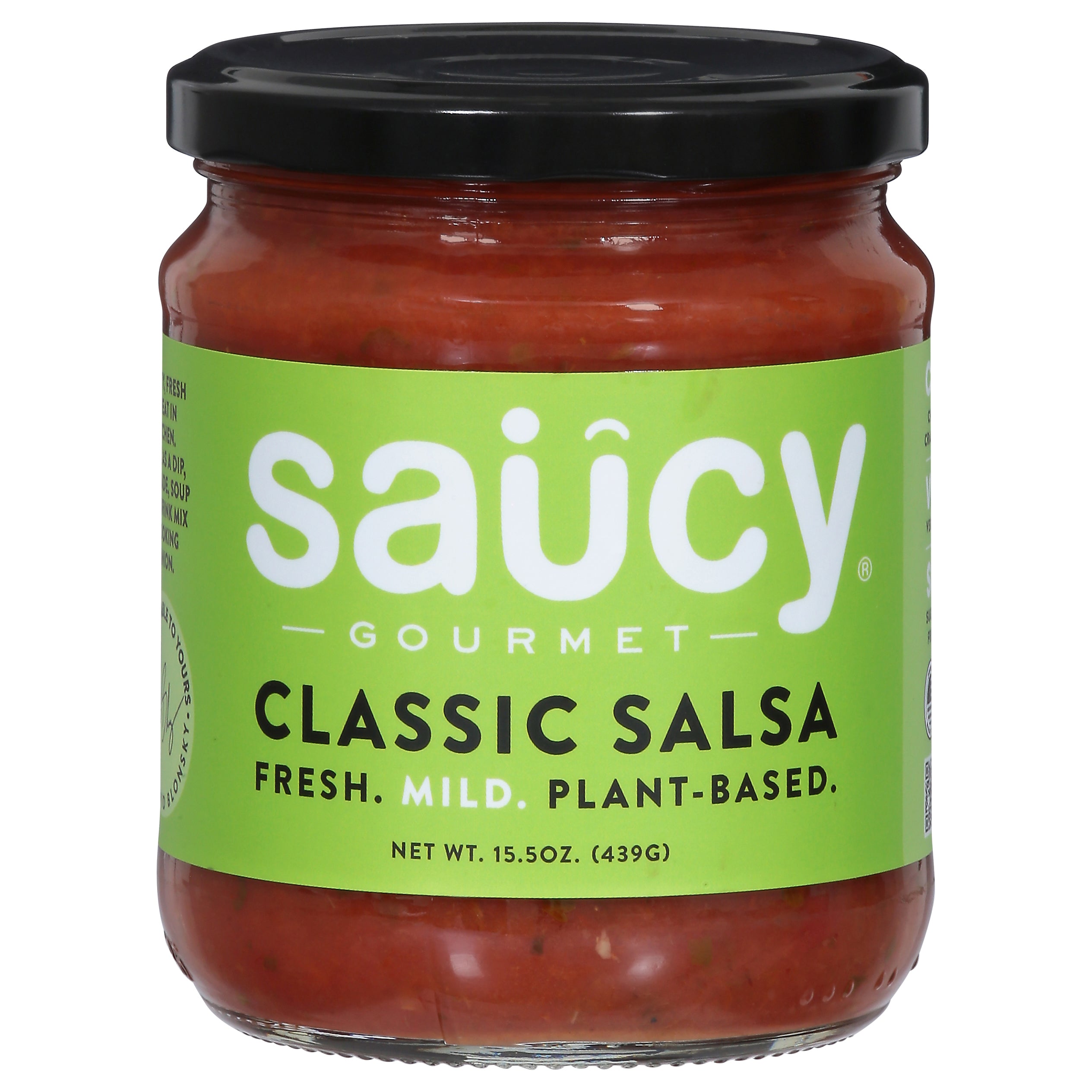 Saucy Mild Gourmet Classic Salsa 15.5 oz - Case of 6