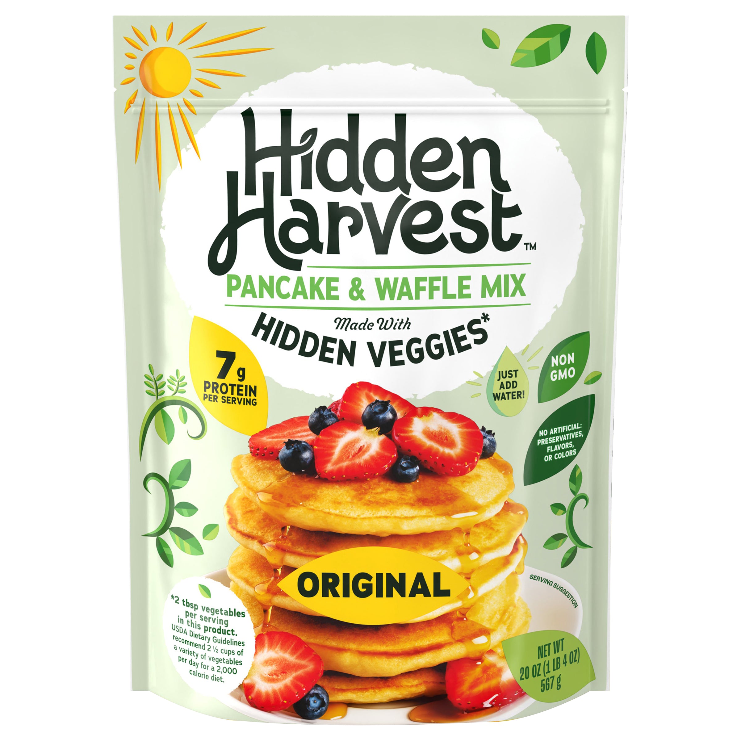 Hidden Harvest Pancake Mix Original - Case of 6