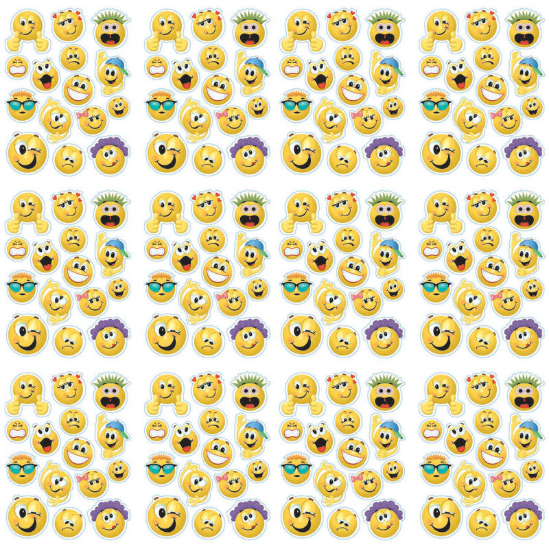 EUREKA - Emoticons Window Clings, 12 Sheets