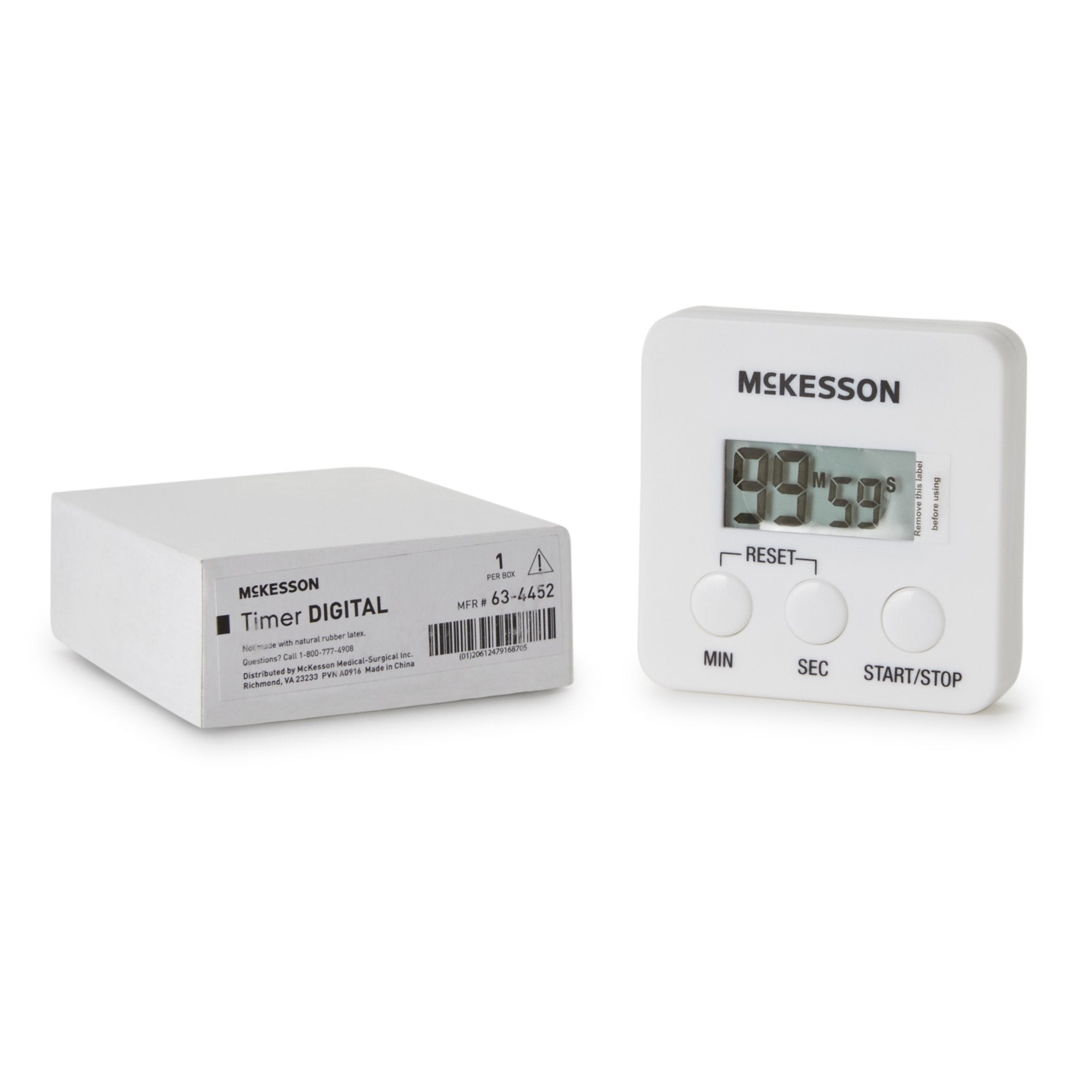 McKesson Brand - Electronic Alarm Timer Count Down McKesson 100 Minutes Digital Display [1/EA]
