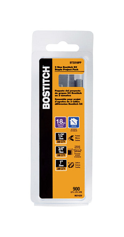 BOSTITCH - Bostitch 1/2 in. W 18 Ga. Medium Crown Staples 900 pk