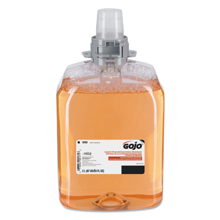 GOJO - FMX 20 Luxury Foam Antibacterial Handwash, Fresh Fruit, 2,000 mL, 2/Carton