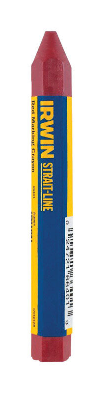 IRWIN - Irwin Strait-Line 4 oz Standard Marking Chalk Red 1 pk - Case of 12