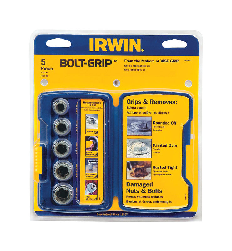 IRWIN - Irwin Bolt-Grip Steel Base Set 5 pc