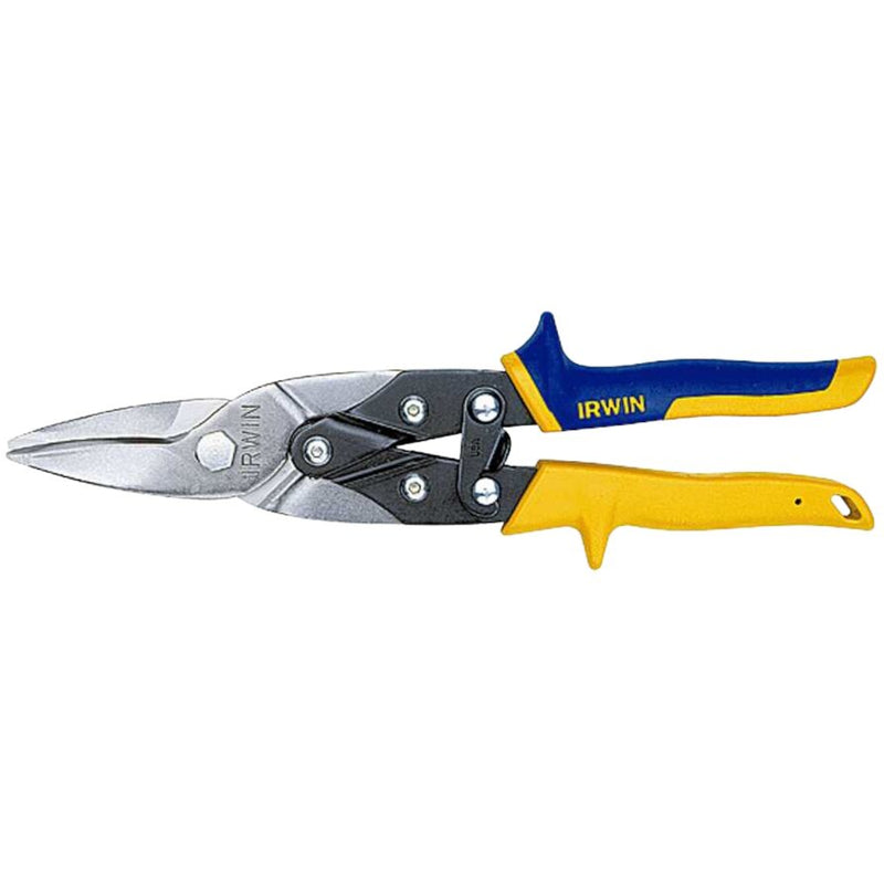 IRWIN - Irwin 10 in. Steel Left Offset Aviation Snips 18 Ga. 1 pk