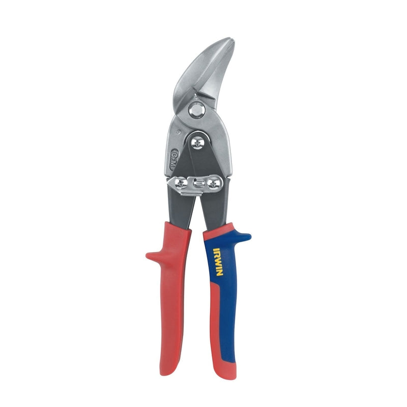 IRWIN - Irwin 9-1/2 in. Drop Forged Steel Right/Straight Offset Snips 18 Ga. 1 pk