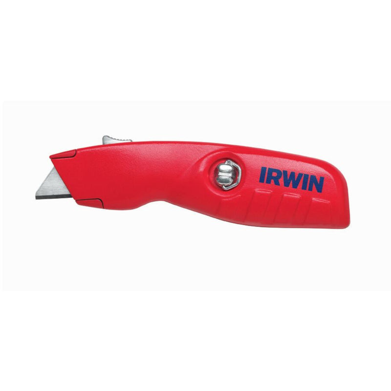 IRWIN - Irwin 6 in. Self-Retracting Safety Knife Red 1 pk