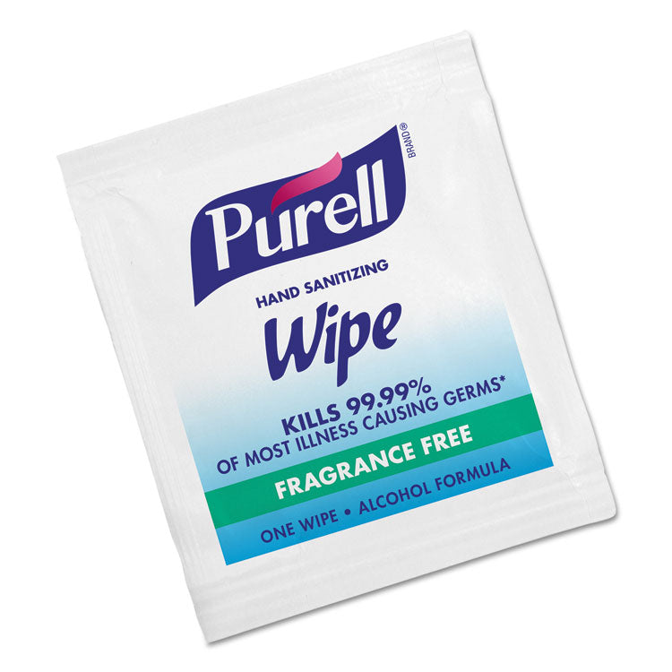 PURELL - Sanitizing Hand Wipes, Individually Wrapped, 5 x 7, 100/Box