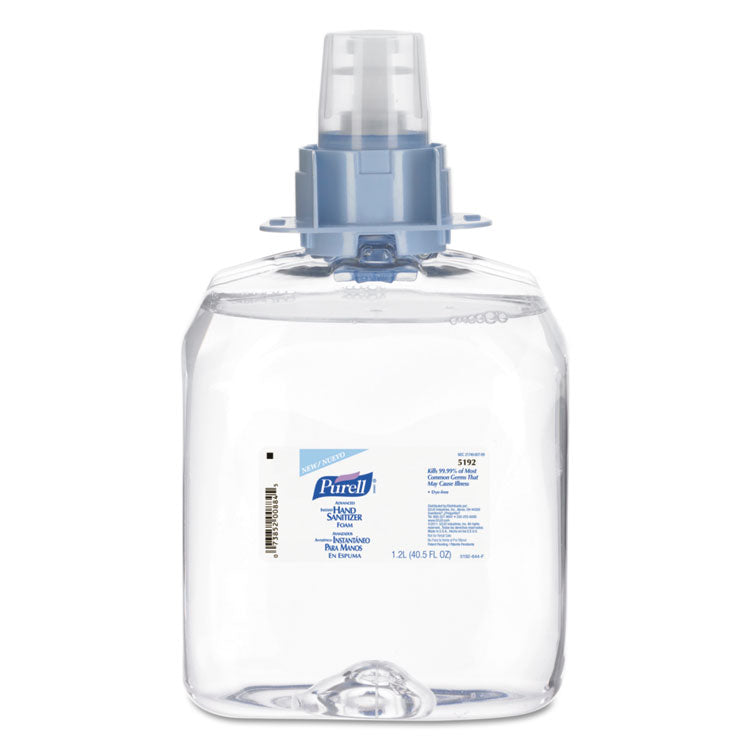 PURELL - Advanced Hand Sanitizer Foam, For CS4 and FMX-12 Dispensers, 1,200 mL Refill, Unscented