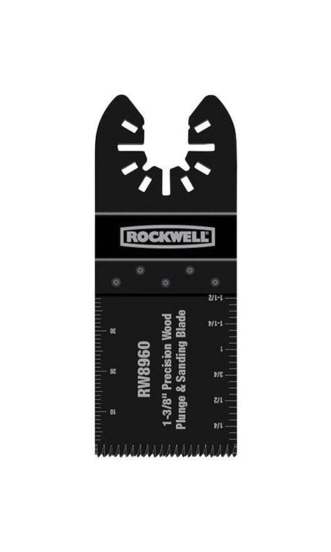 ROCKWELL - Rockwell 1.375 in. L High Speed Steel Plunge and Sanding Oscillating Blade 1 pk