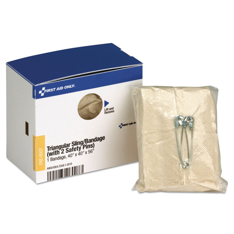 First Aid Only - SmartCompliance Triangular Sling/Bandage, 40 x 40 x 56