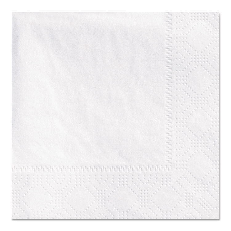 Hoffmaster - Beverage Napkins, 2-Ply 9 1/2 x 9 1/2, White, Embossed, 1000/Carton