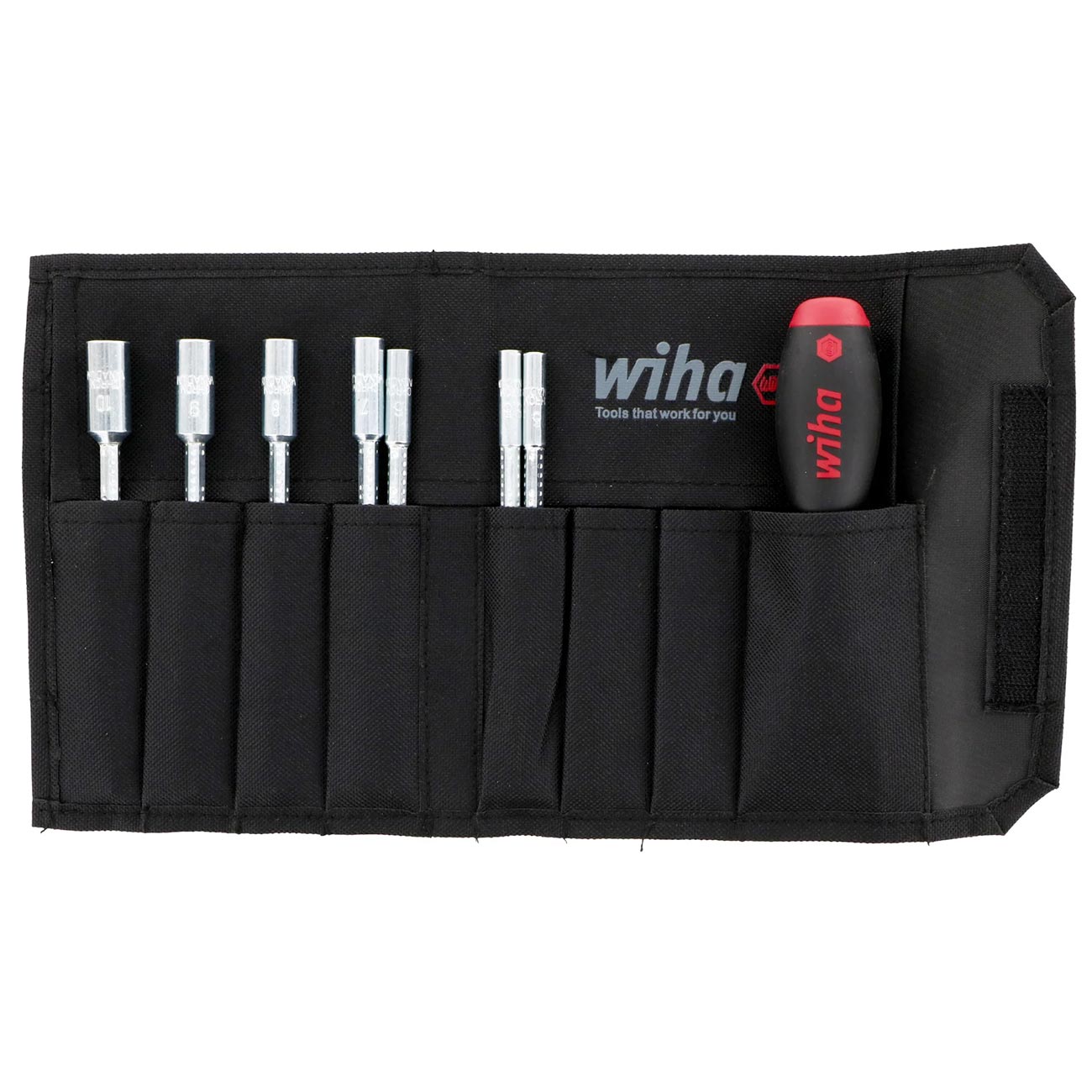 Wiha SoftFinish Drive-Loc VI Nut Driver Set - Metric (8 Piece Set)