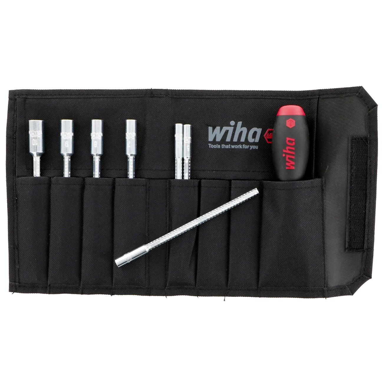 Wiha SoftFinish Drive-Loc VI Nut Driver Set - Metric (8 Piece Set)