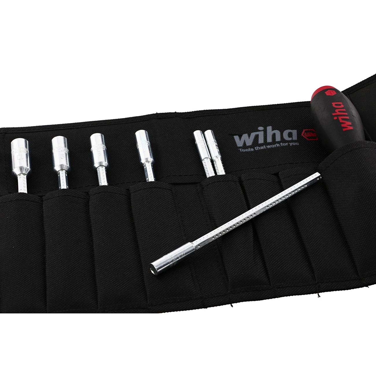 Wiha SoftFinish Drive-Loc VI Nut Driver Set - Metric (8 Piece Set)