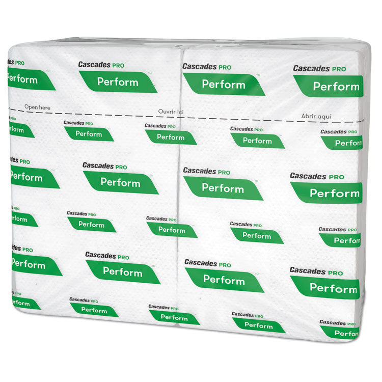 Cascades PRO - Perform Interfold Napkins, 1-Ply, 6.5 x 4.25, White, 376/Pack, 16 Packs/Carton