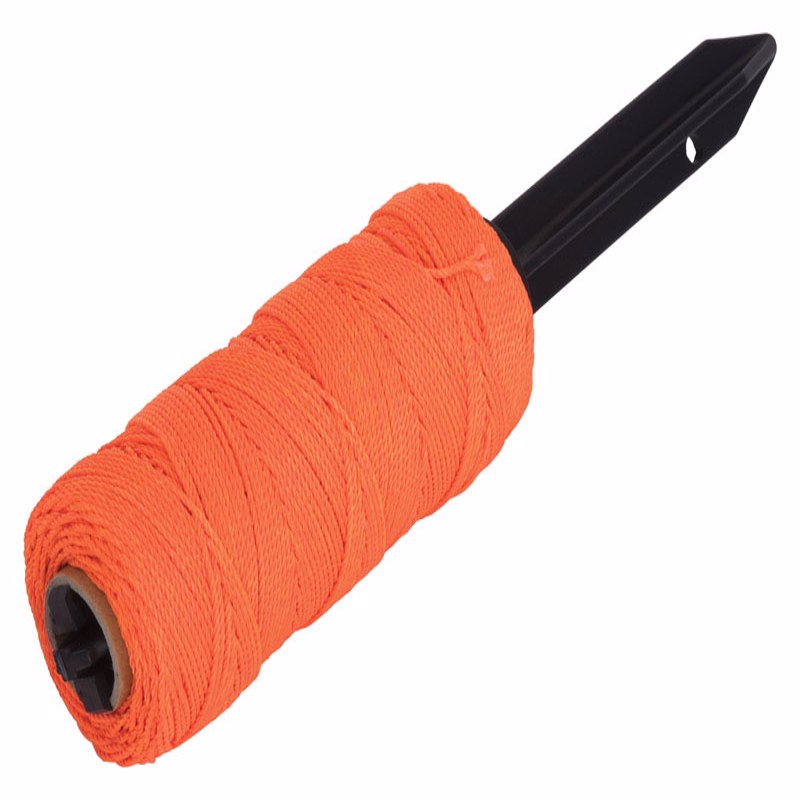 MARSHALLTOWN - Marshalltown Twisted Refillable Stake Line Winder 500 ft. Orange