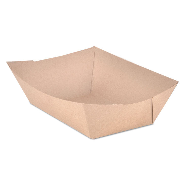 SCT - Food Trays, 3 lb Capacity, Brown Kraft, Paper, 500/Carton