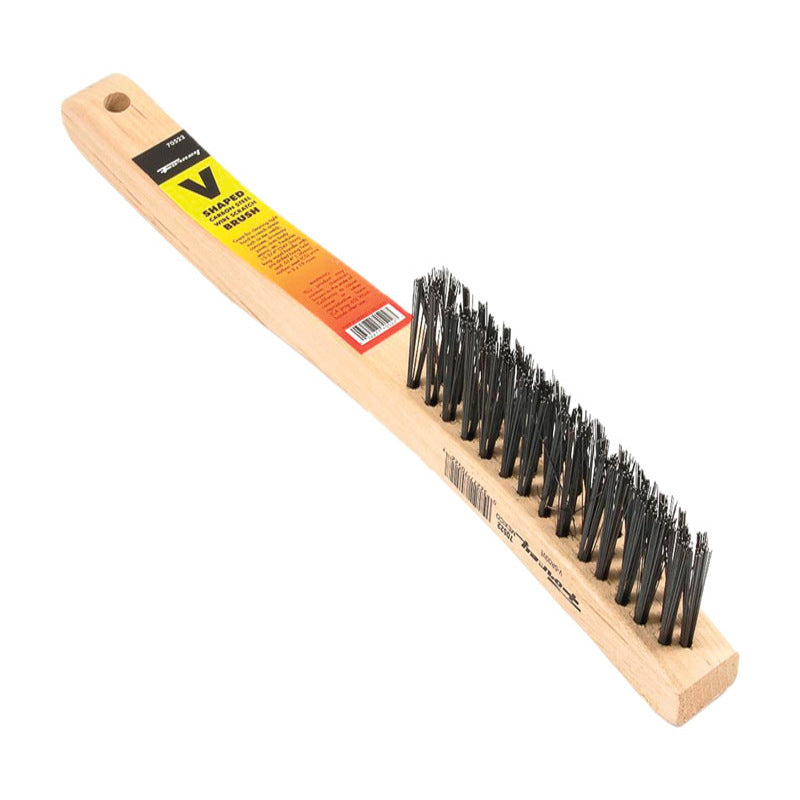 FORNEY - Forney 13.75 in. L X 1.25 in. W V-Groove Scratch Brush Carbon Steel 1 pc