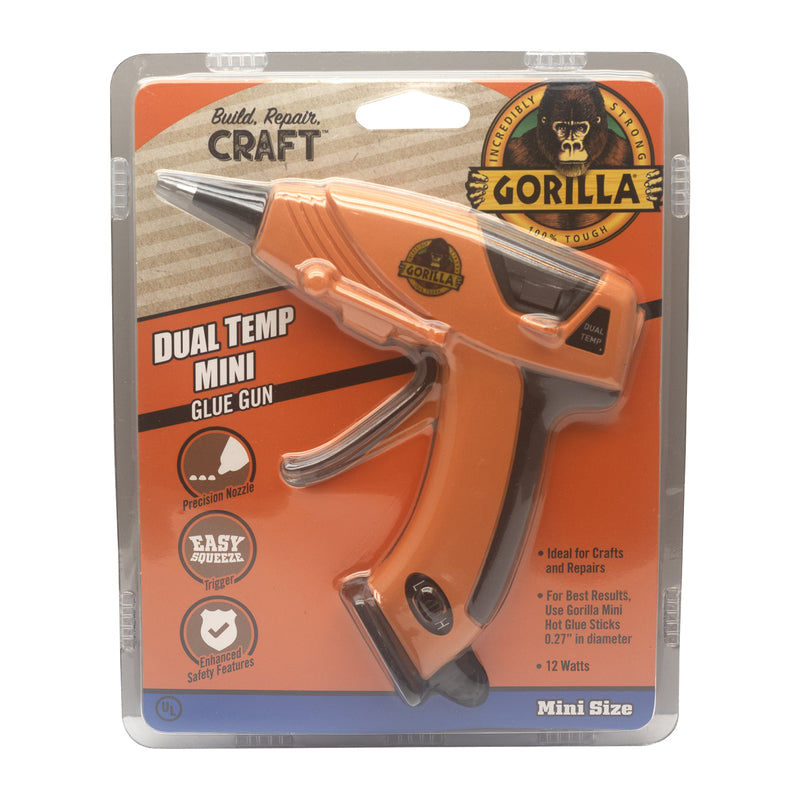 GORILLA - Gorilla 20 W Dual Temperature Mini Glue Gun