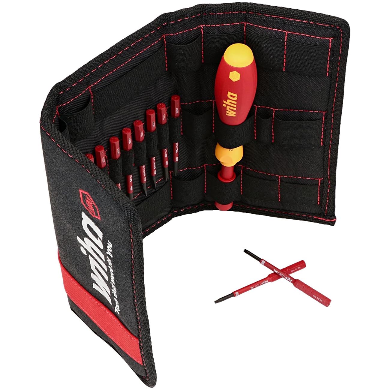 Wiha INSULATED SoftFinish SlimLine Interchangeable Blade Set (19 Piece Set)