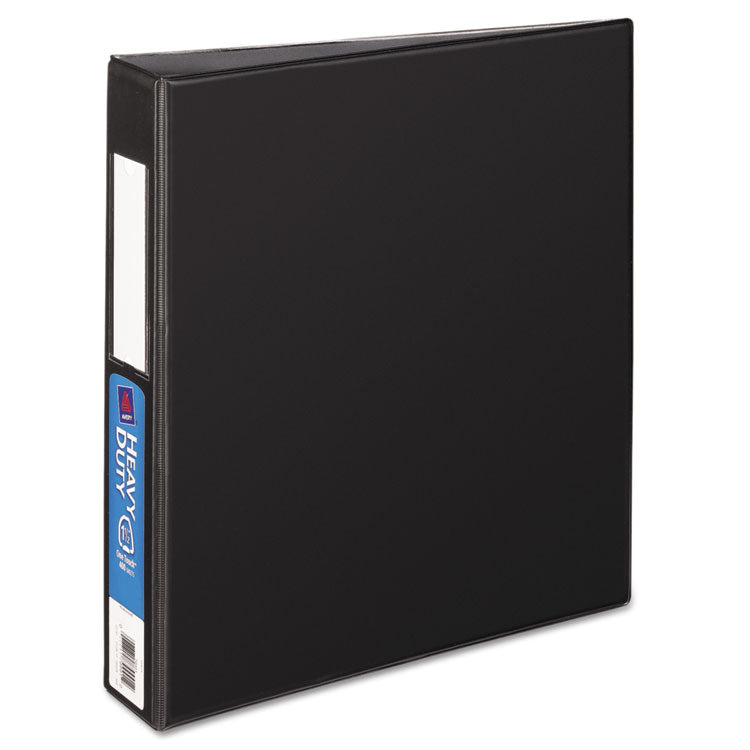 Avery - Heavy-Duty Non-View Binder with DuraHinge and One Touch EZD Rings, 3 Rings, 1.5" Capacity, 11 x 8.5, Black (5407911)