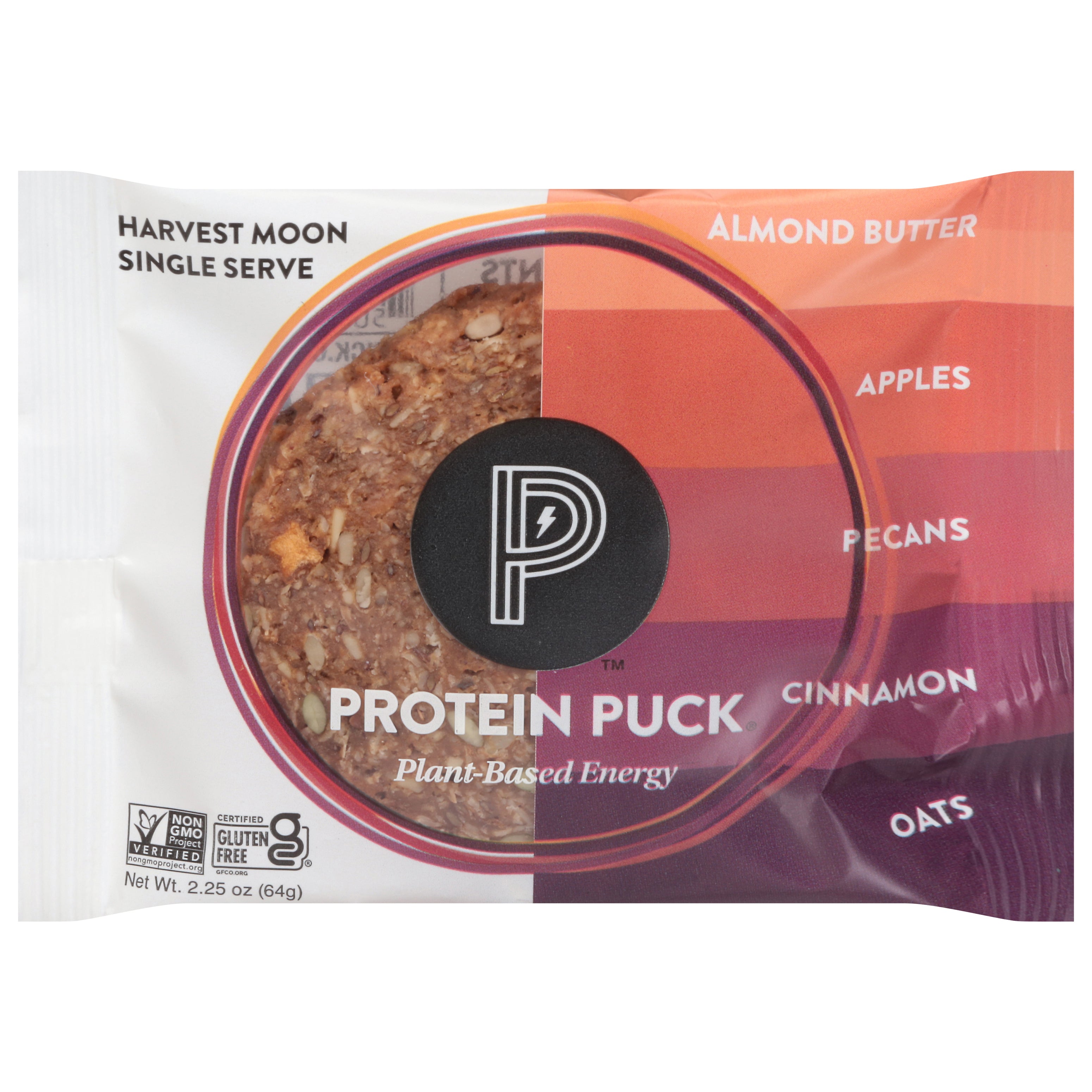 Protein Puck Harvest Moon Protein Bar 2.25 oz - Case of 16