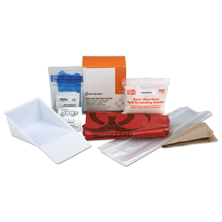 First Aid Only - BBP Spill Cleanup Kit, 3.63 x 2.25 x 4.31