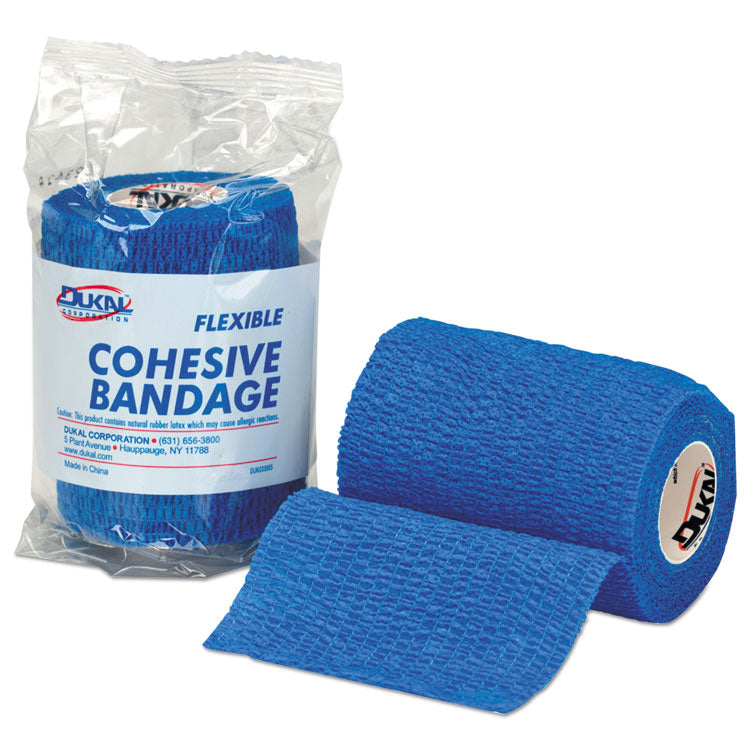 First Aid Only - First-Aid Refill Flexible Cohesive Bandage Wrap, 3" x 5 yd, Blue