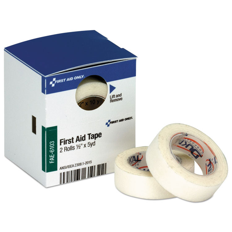 First Aid Only - Refill for SmartCompliance General Business Cabinet, First Aid Tape, 1/2" x 5 yd, 2 Roll/Box