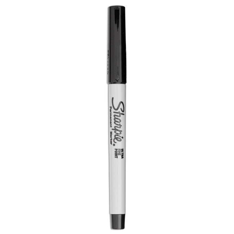 Sharpie - Ultra Fine Tip Permanent Marker, Extra-Fine Needle Tip, Black, 5/Pack