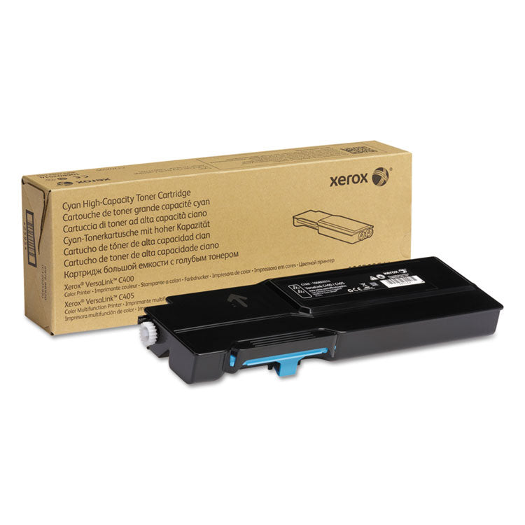 Xerox - 106R03514 High-Yield Toner, 4,800 Page-Yield, Cyan