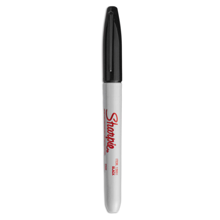 Sharpie - Industrial Permanent Marker Value Pack, Fine Bullet Tip, Black