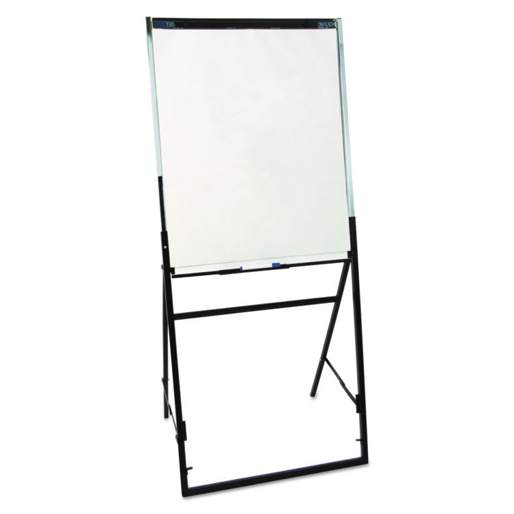 Quartet - Futura Dry Erase Presentation Easel, 26 x 35, White Surface, Black Steel Frame