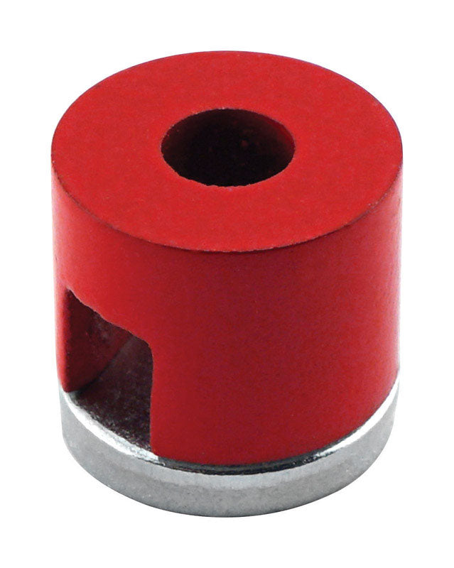 MAGNET SOURCE - Magnet Source .375 Dia. in. L X .5 in. W Red Work Holding Magnet 1.5 lb. pull 1 pc