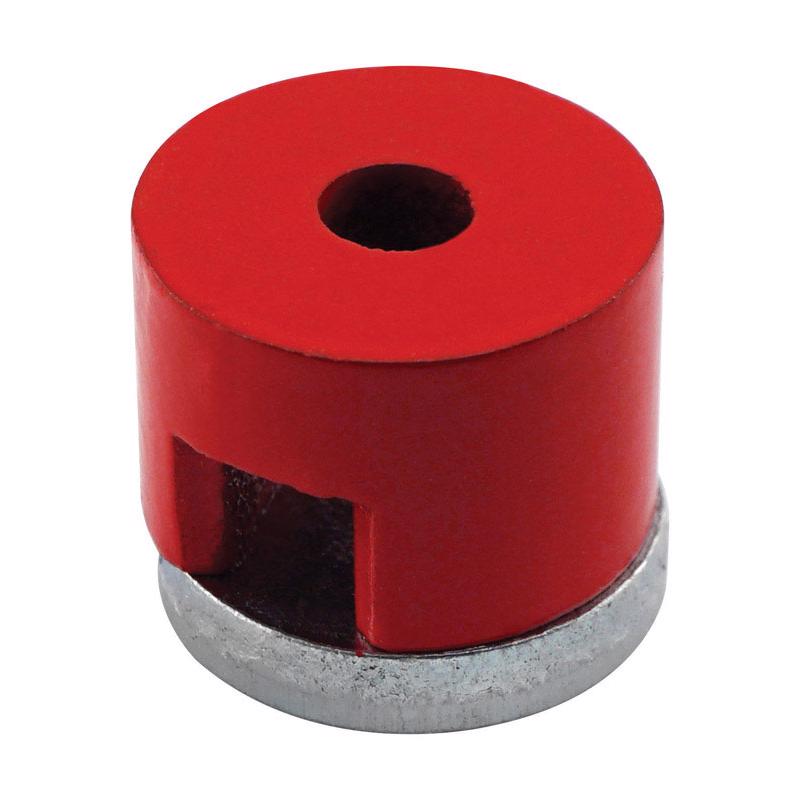MAGNET SOURCE - Magnet Source .5 Dia. in. L X .75 in. W Red Work Holding Magnet 4 lb. pull 1 pc