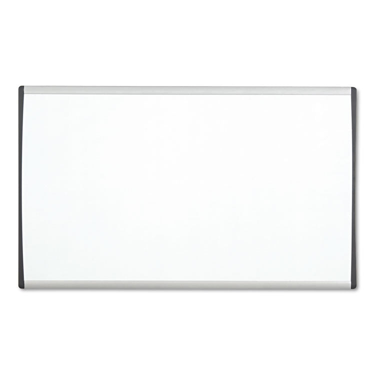 Quartet - ARC Frame Cubicle Dry Erase Board, 24 x 14, White Surface, Silver Aluminum Frame