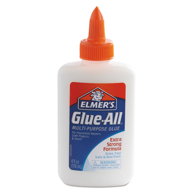 Elmer's - Glue-All White Glue, 4 oz, Dries Clear