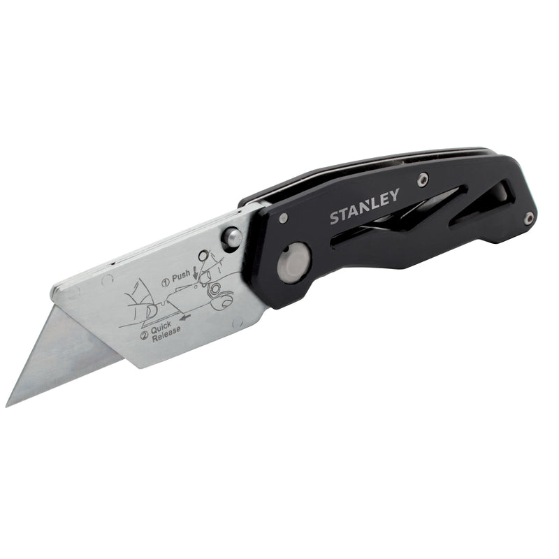 STANLEY - Stanley 5-3/4 in. Folding Fixed Utility Knife Black 1 pc