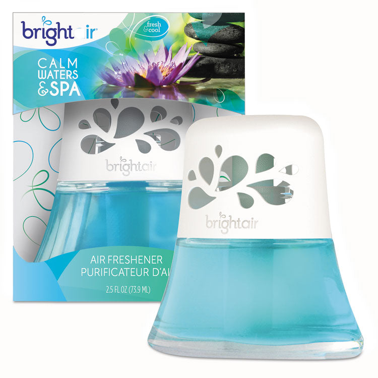 BRIGHT Air - Scented Oil Air Freshener, Calm Waters and Spa, Blue, 2.5 oz