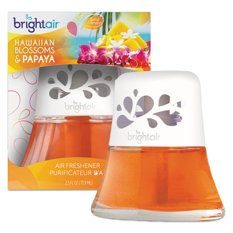 BRIGHT Air - Scented Oil Air Freshener, Hawaiian Blossoms and Papaya, Orange, 2.5oz