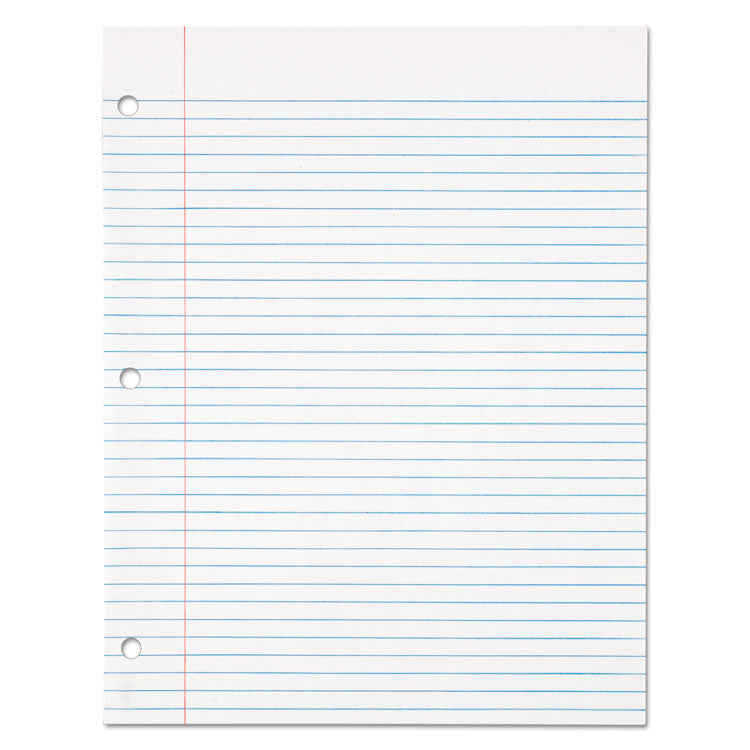 TOPS - Filler Paper, 3-Hole, 8.5 x 11, Medium/College Rule, 500/Pack