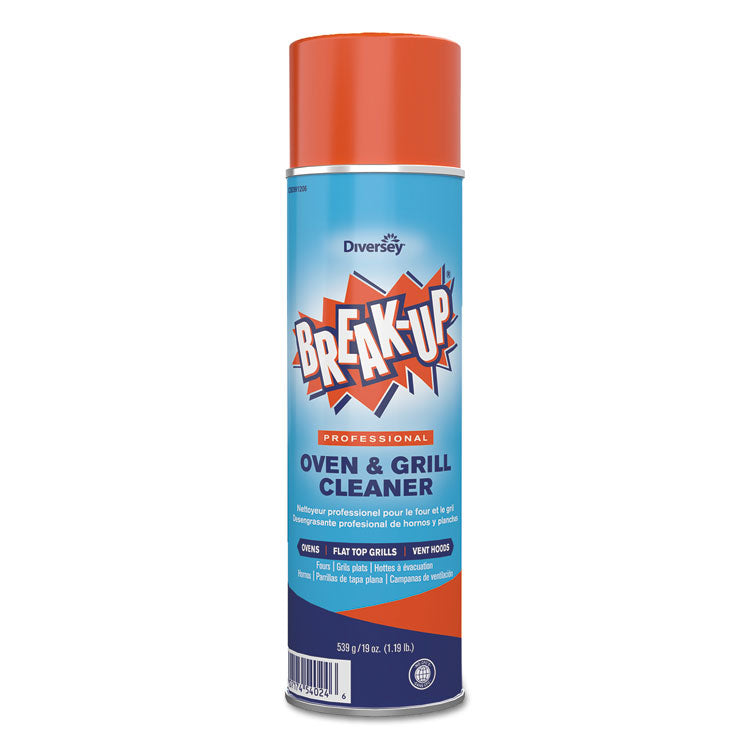 BREAK-UP - Oven And Grill Cleaner, Ready to Use, 19 oz Aerosol Spray 6/Carton